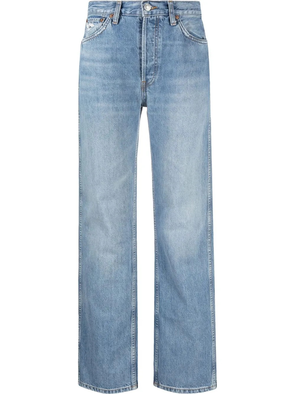 RE/DONE '90s high-rise Loose Jeans - Farfetch | Farfetch Global