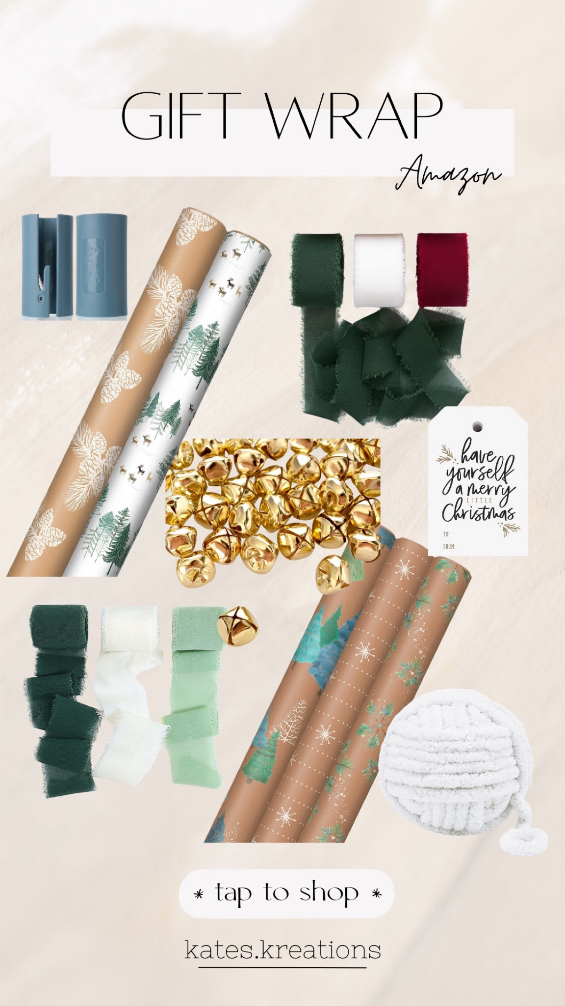 Christmas gift wrap from Amazon

#LTKGiftGuide #LTKHoliday #LTKSeasonal