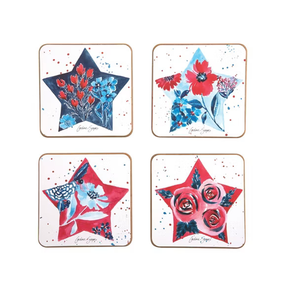 C&F Home 4th Of July Coaster Set, Set of 4 | Target