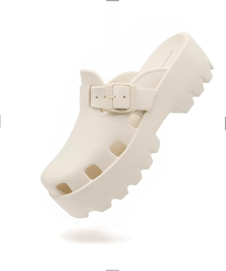 Platform Clogs for Women Stylish Mules Clogs with Thick Sole Quick Drying Comfortable Slip On San... | Amazon (US)