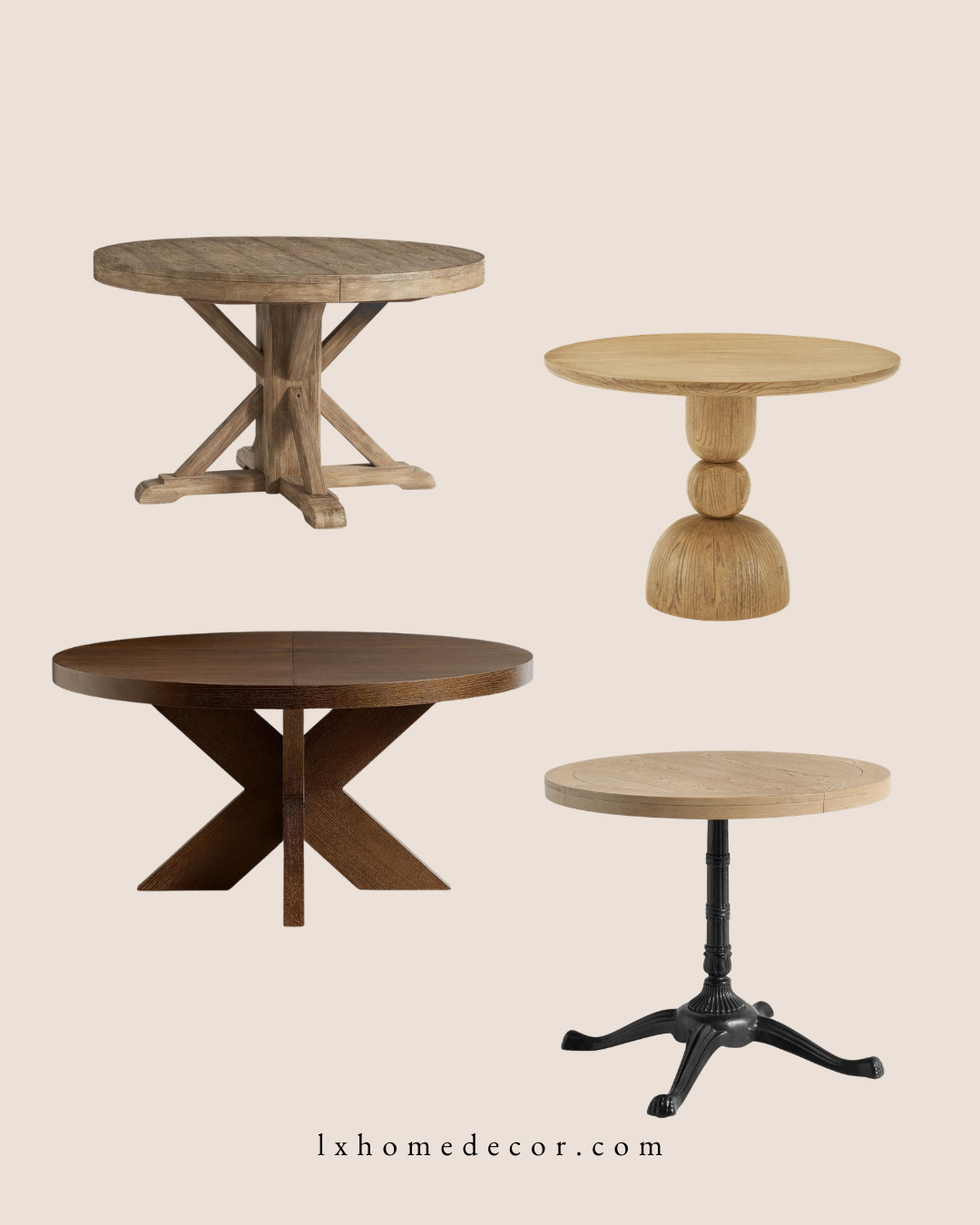 The Dining Table Edit: Wood & Form 🪵

I am focusing on unique silhouettes for the dining room this season. From the sculptural "totem" pedestal to the classic rustic cross-base, these oak and walnut tables are the perfect anchors for an elevated home. These pieces prioritize natural wood grain and high-end craftsmanship. Shop my favorite round table finds below.

#LTKhome #DiningRoomInspo #InteriorDesign #ModernFurniture 

 #LTKOver40 #LTKHome #LTKSaleAlert