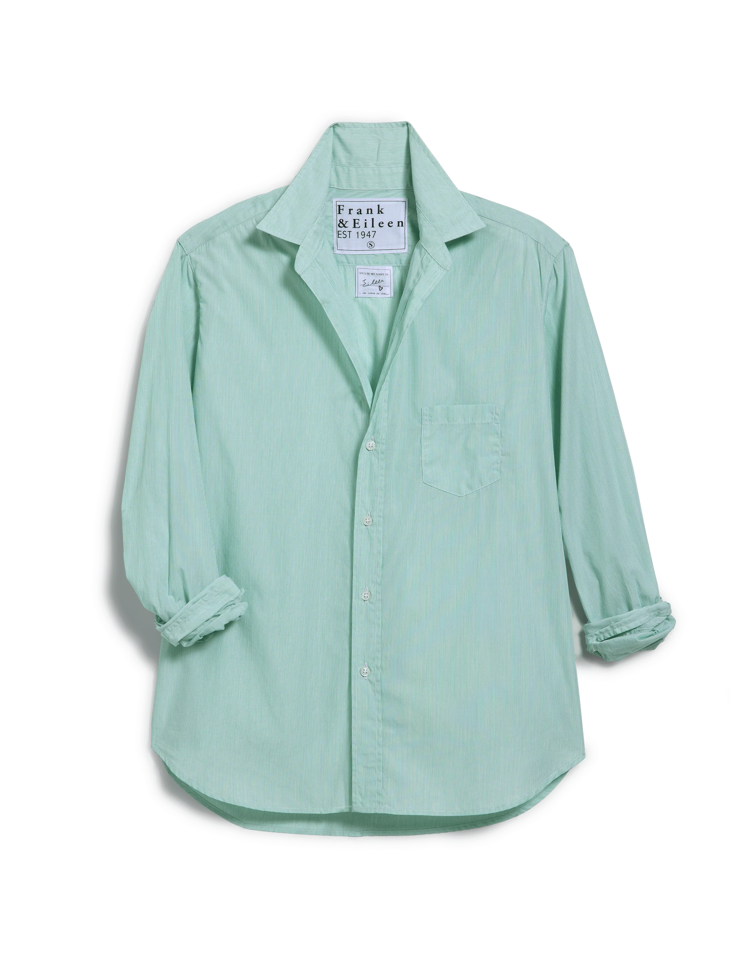 EILEEN Micro Green Stripe, Superluxe | Frank & Eileen