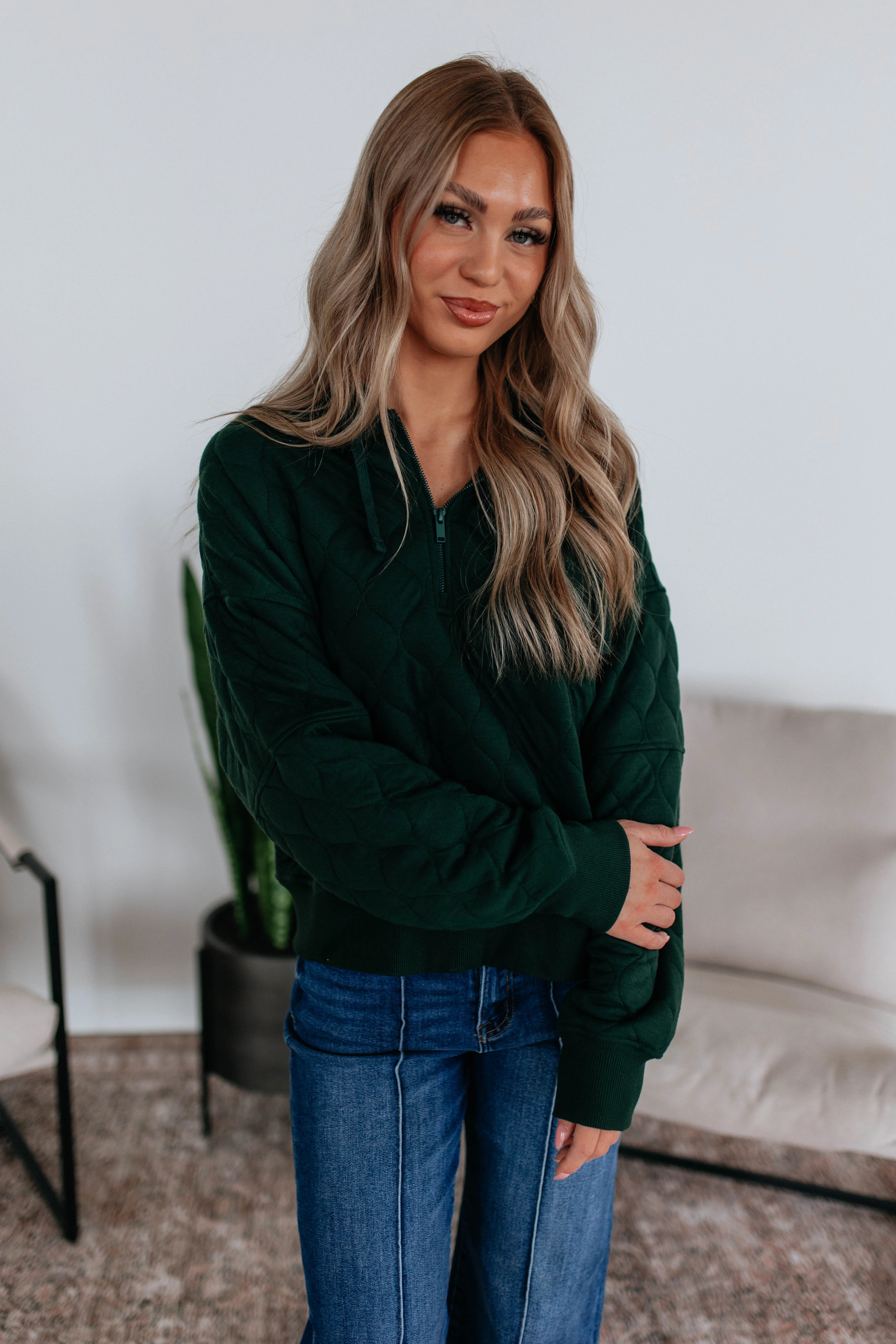 Maydee Quilted Pullover | Wild Oak Boutique