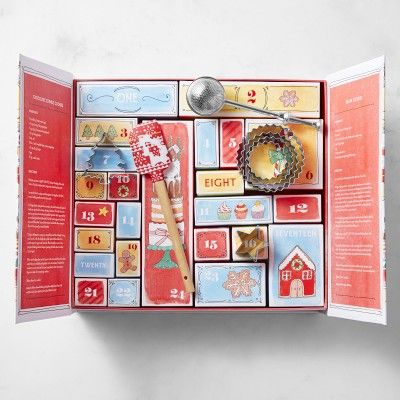 Williams Sonoma Holiday Advent Calendar: 24 Days of Baking Cookies | Williams-Sonoma