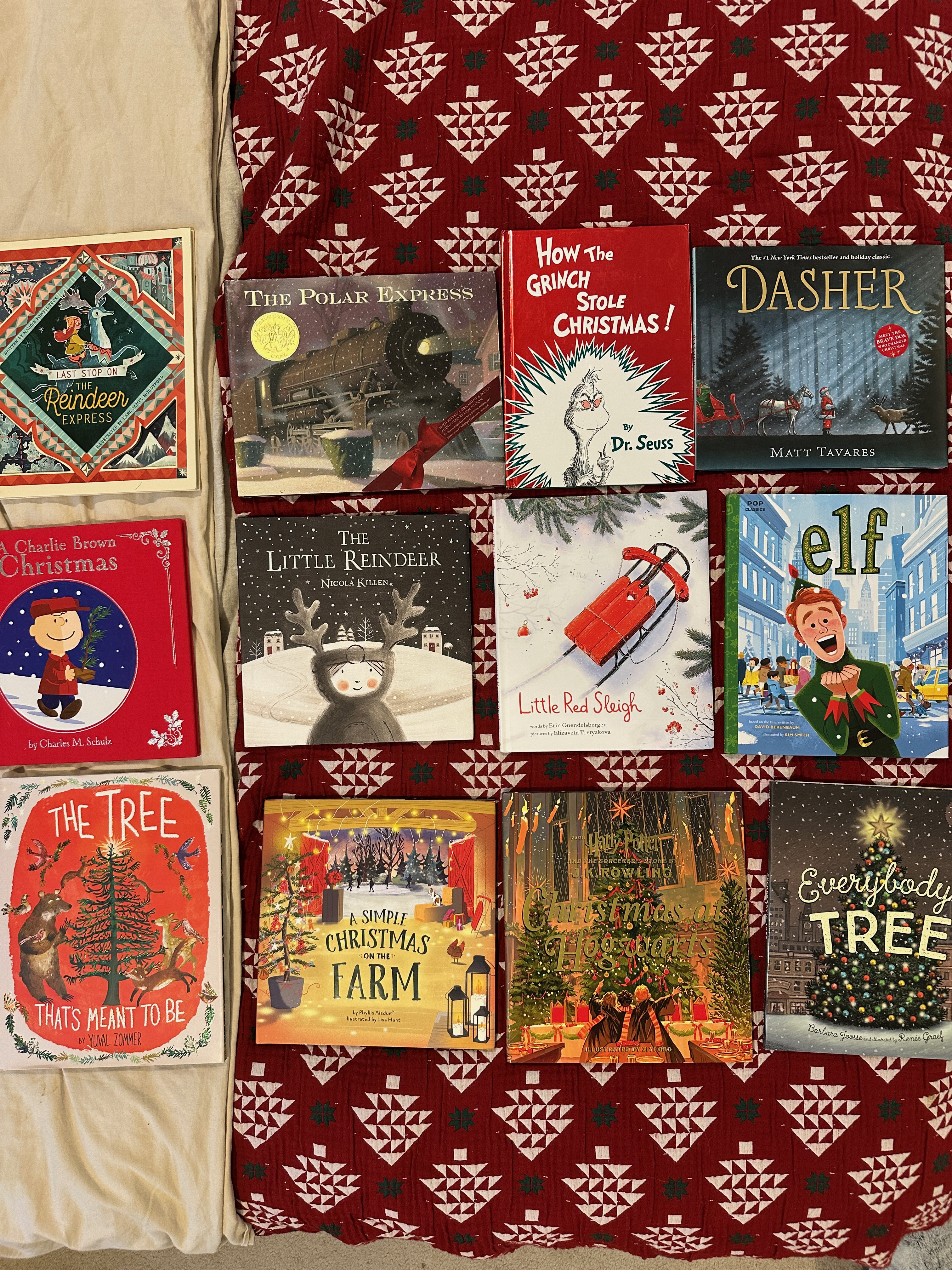 Just pulled out our Christmas book collection 
I buy each kid in the heirloom quality Christmas book every year, technically it comes from our elf, and my hope is for each of them to have a beautiful collection of Christmas books for their children. 
Once my youngest knows about the L I will start buying duplicates so that each kid gets a full set

#LTKKids #LTKmomlife #LTKHoliday