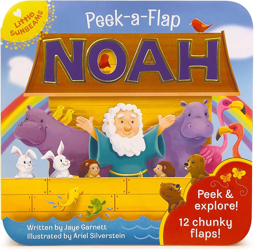 Peek-a-Flap Noah - Children's Lift-a-Flap Board Book Gift for Easter, Christmas, Communion, Bapti... | Amazon (US)