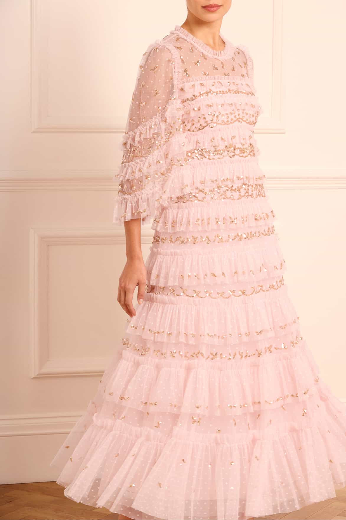 Emily Lace Ankle Gown | Needle & Thread