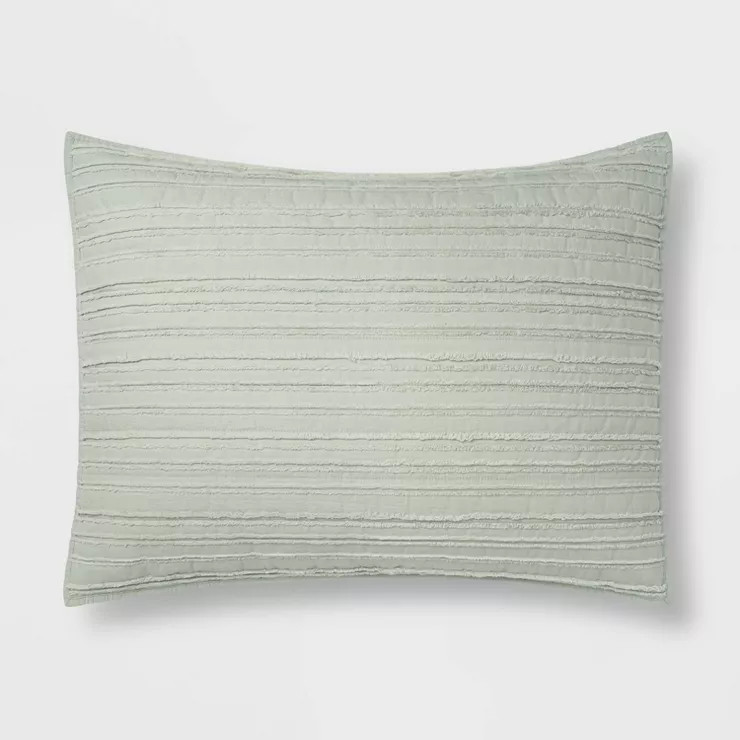 Clipped Texture Quilt Sham - Threshold™ | Target
