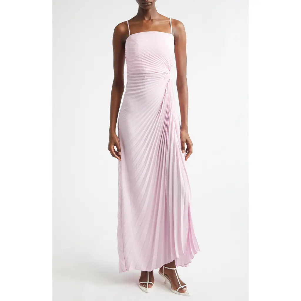 A.L.C. Layla Strapless Pleated Gown in Wisteria at Nordstrom, Size 6 | Nordstrom