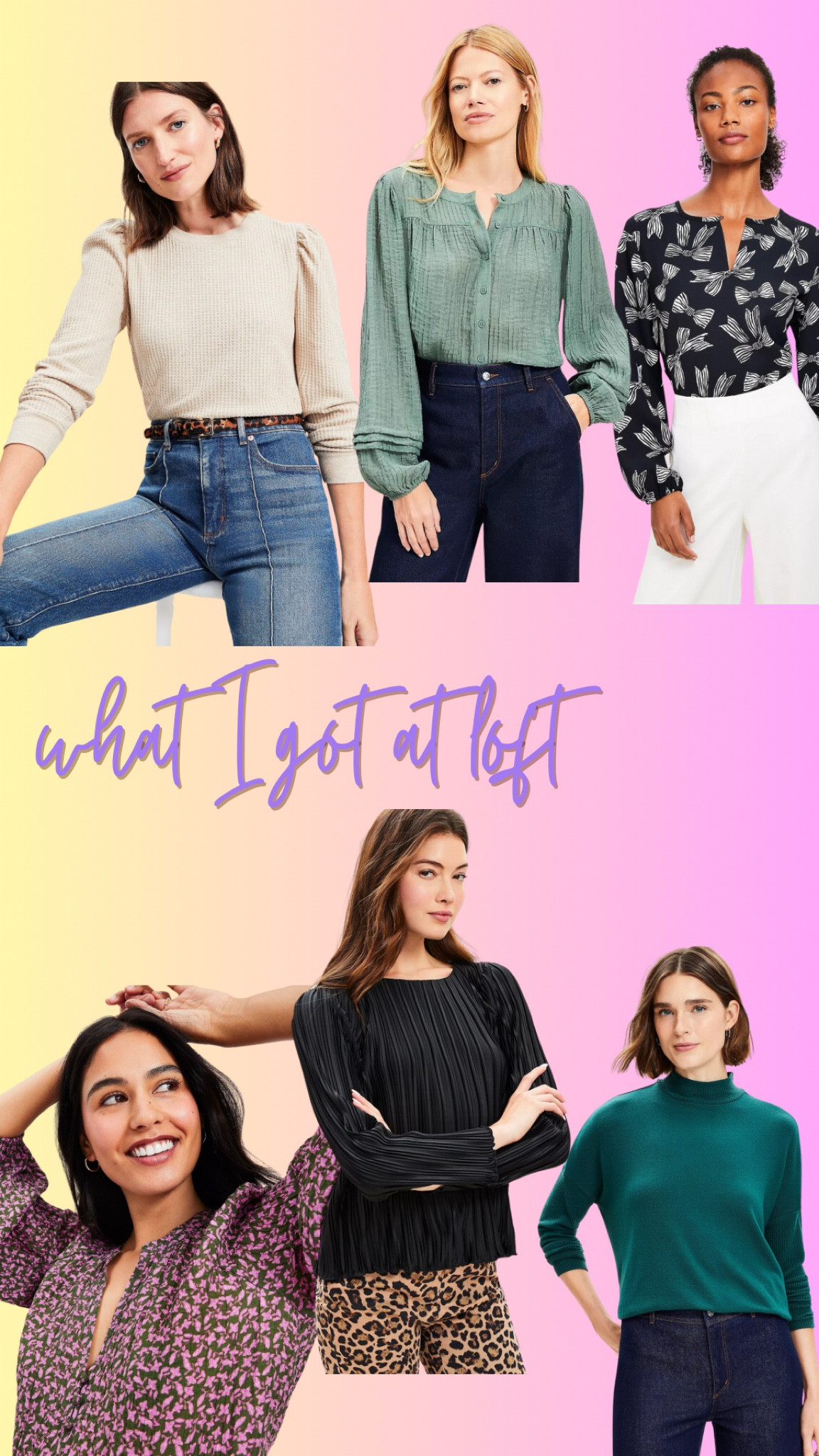 I got each of these in an XXL at Loft  

#LTKSaleAlert #LTKWorkwear #LTKFindsUnder50