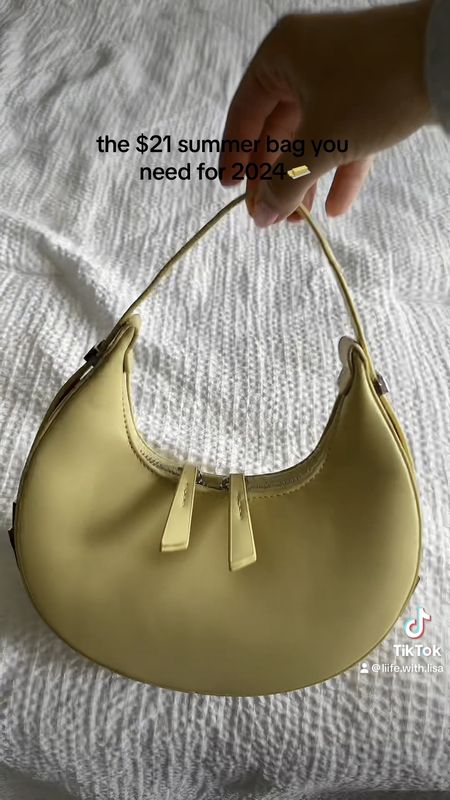 Your new summer bag for 2024. This pastel yellow bag is only $21 found on Amazon. It is so cute and trendy for the summer. It will be your favorite accessory!

Pastel yellow, butter yellow, purse, amazon bag, amazon fashion, amazon accessory, must have purse, summer bag, summer pursee

#LTKU #LTKitbag #LTKsalealert