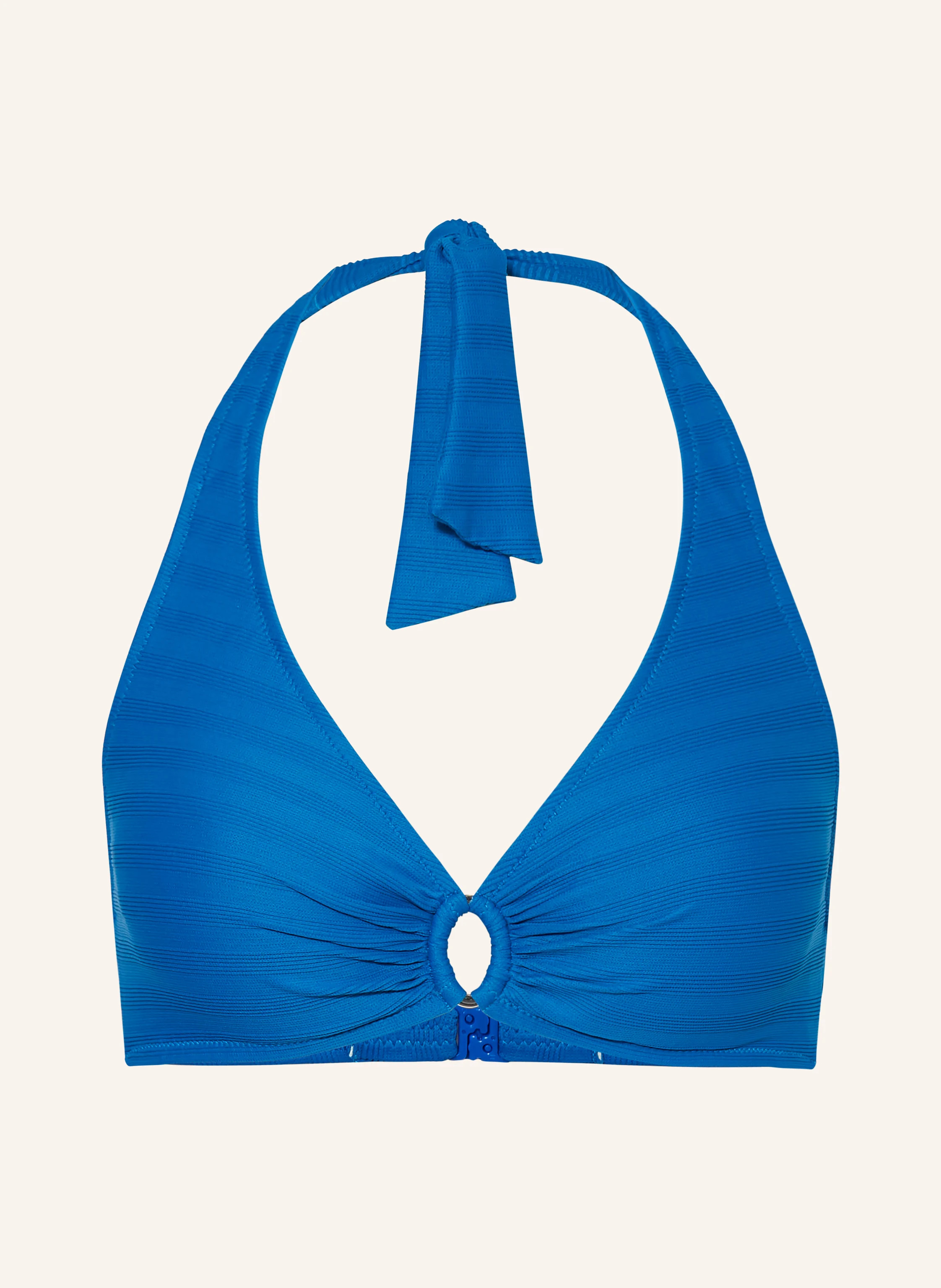 Lidea Neckholder-Bikini-Top LINEAR CODE Cup A-C in blau | Breuninger (DACH)