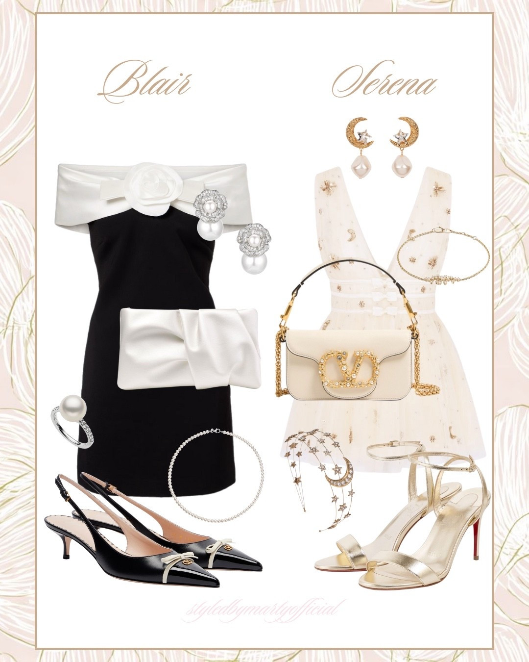 Blair or Serena? - Feminine Holiday Outfits Inspired by Your Favorite Upper East Side Duo 🎄✨

Holiday Fashion, Feminine Style, feminine outfit, holiday dress, holiday party dress, Christmas style, Christmas Day outfit, preppy outfit, glam style, elegant outfit, elegant dress, party dress, luxury fashion, pearl earrings, black bow pumps, crystal embellished bag 

#LTKootd #LTKSeasonal #LTKHoliday