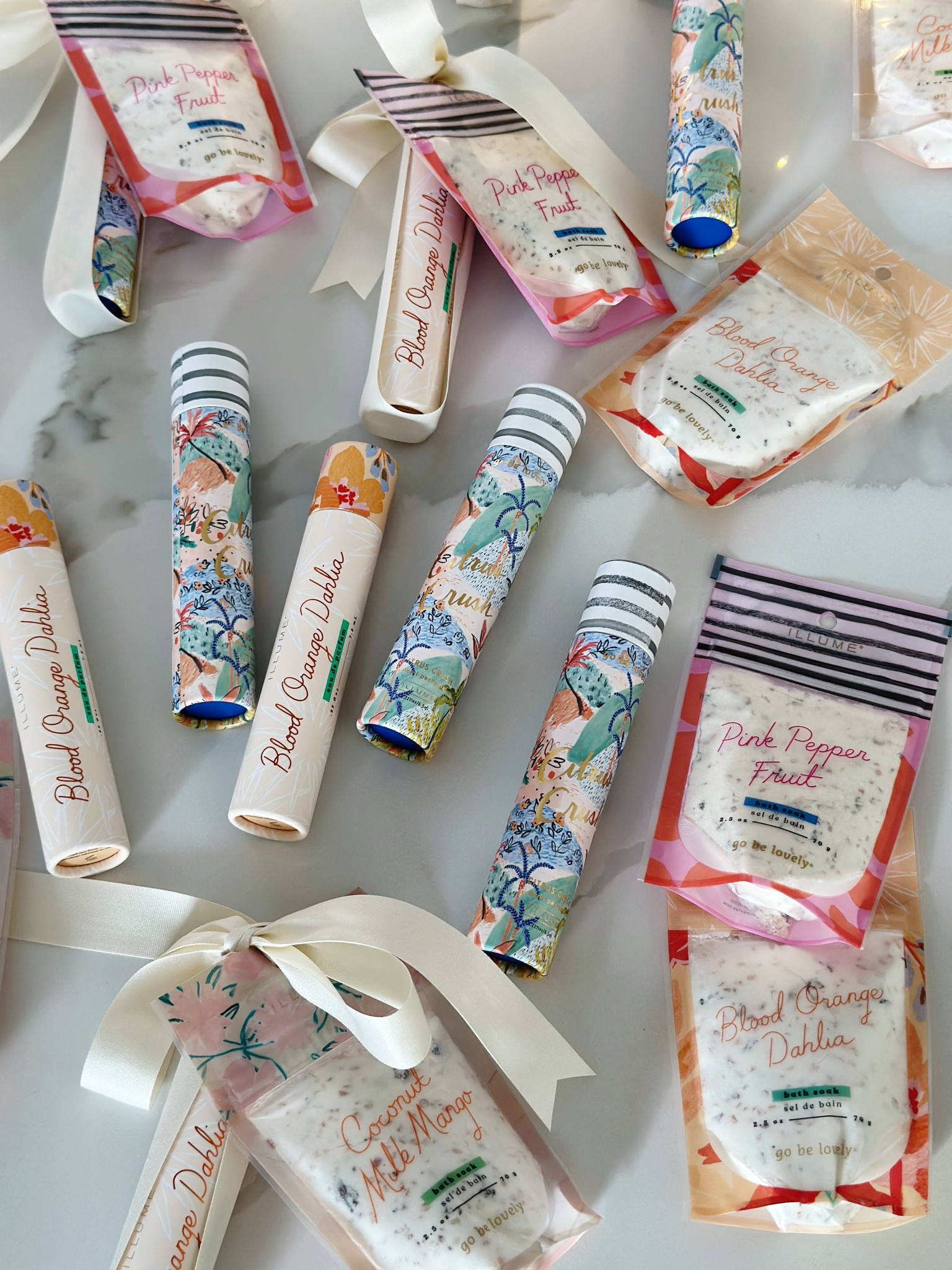 Searching for the perfect Favorite Things gift idea for your girlfriend’s gift exchange? Choose from luxurious bath soaks and light, fresh perfume rollerballs, with price options at $10, $20, or combine them for a $30 gift. The packaging is so luxe and beautiful, and the aromas are just as lovely. The bath soak can even be sprinkled on the shower floor for a spa-like experience. These gifts make a fun, pampering treat for your girlfriends. 