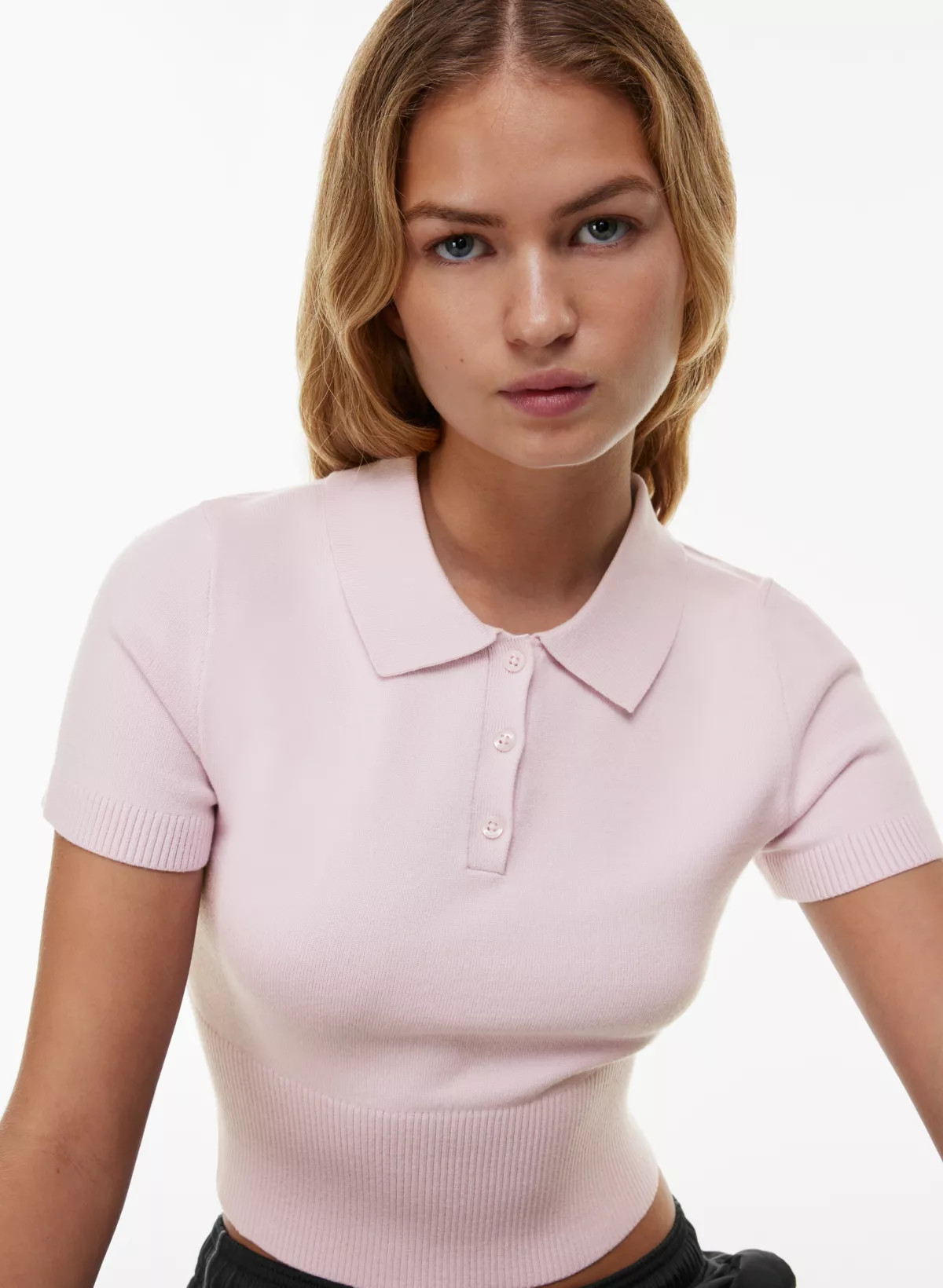 ESSEX POLO SWEATER | Aritzia