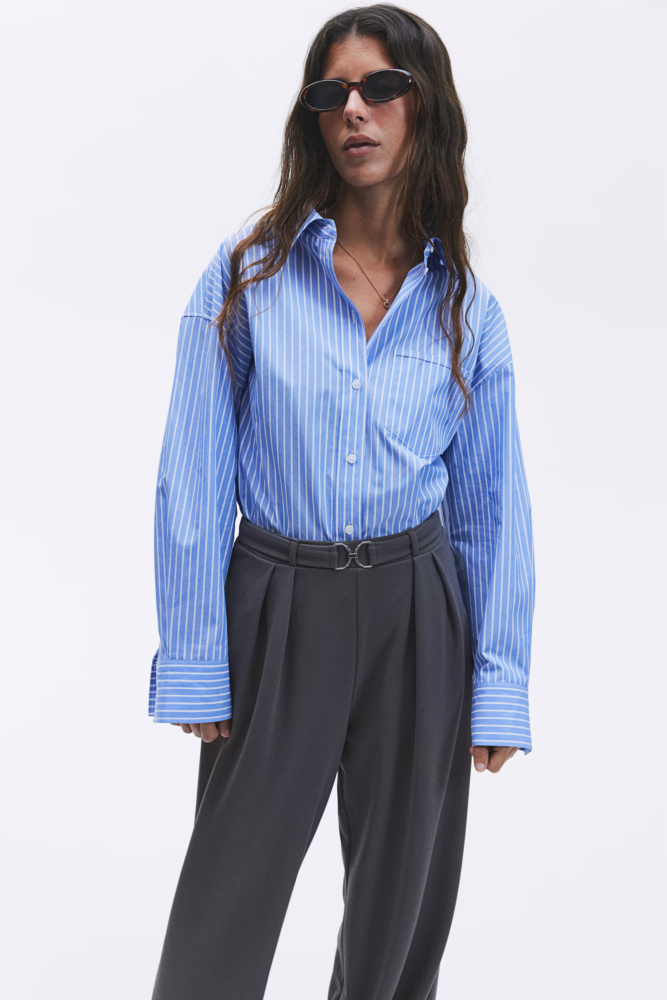 Buckle-detail Dress Pants | H&M (US + CA)