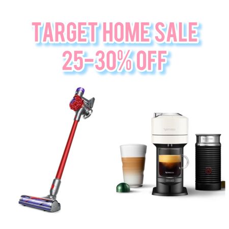Target home sale. Dyson cordless vacuum. Nespresso coffee maker 

#LTKFindsUnder100 #LTKSaleAlert #LTKHome
