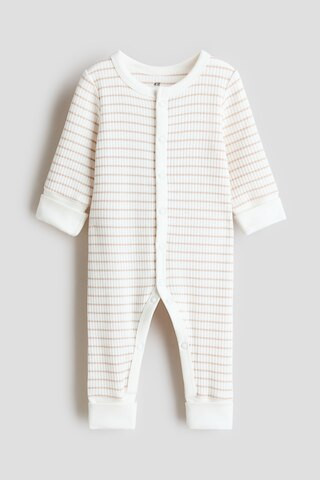 H & M - Mitwachsender Strampler - Beige - Kinder | H&M (DE, AT, CH, NL, FI)
