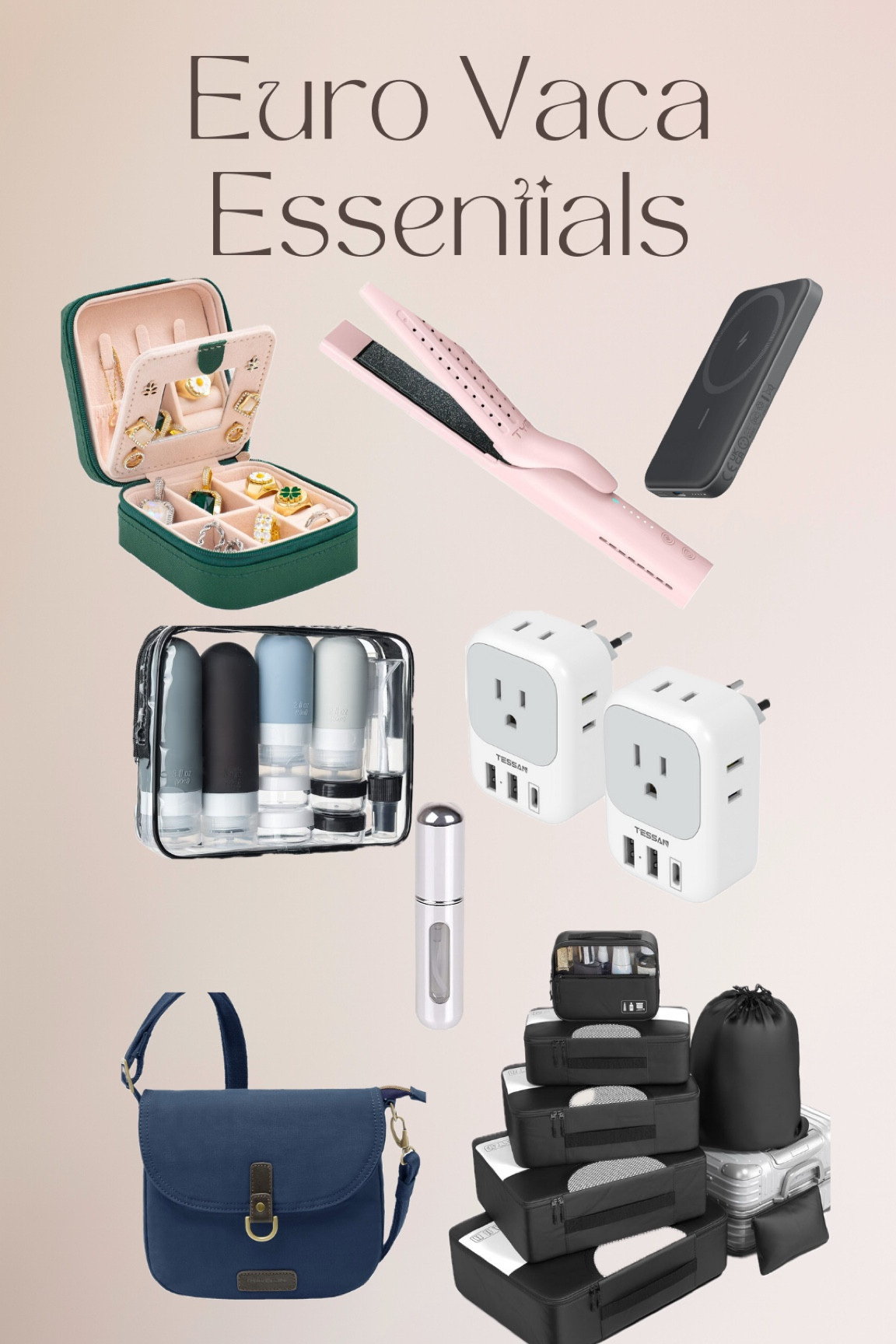 The Europe Travel Vacation Essentials. Here is a small list of essentials you should pack for your upcoming euro vacation. 

#LTKeurope #LTKtravel