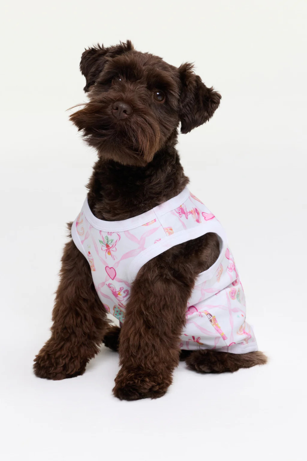 Sugarplum Lattice Dog Pajamas | Roller Rabbit