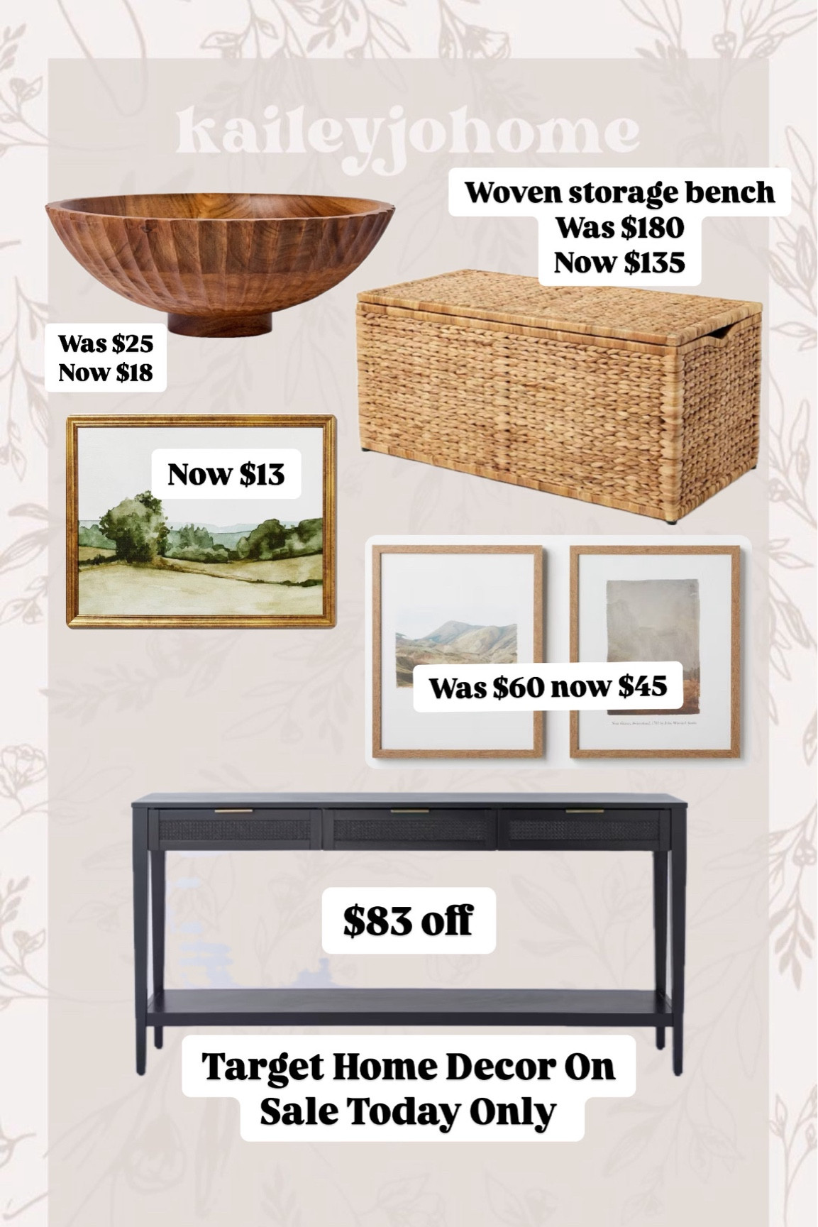 Target Home Decor On Sale Today Only 

#LTKHome #LTKSaleAlert #LTKGiftGuide