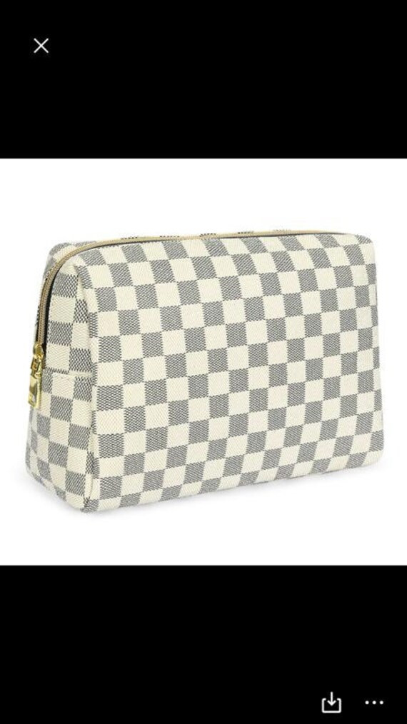 Makeup Bag, Cosmetic Case,Designer Bag, inspired Bag,Luxury Makeup Bag,Cosmetic Case,Makeup Organ... | Etsy (US)