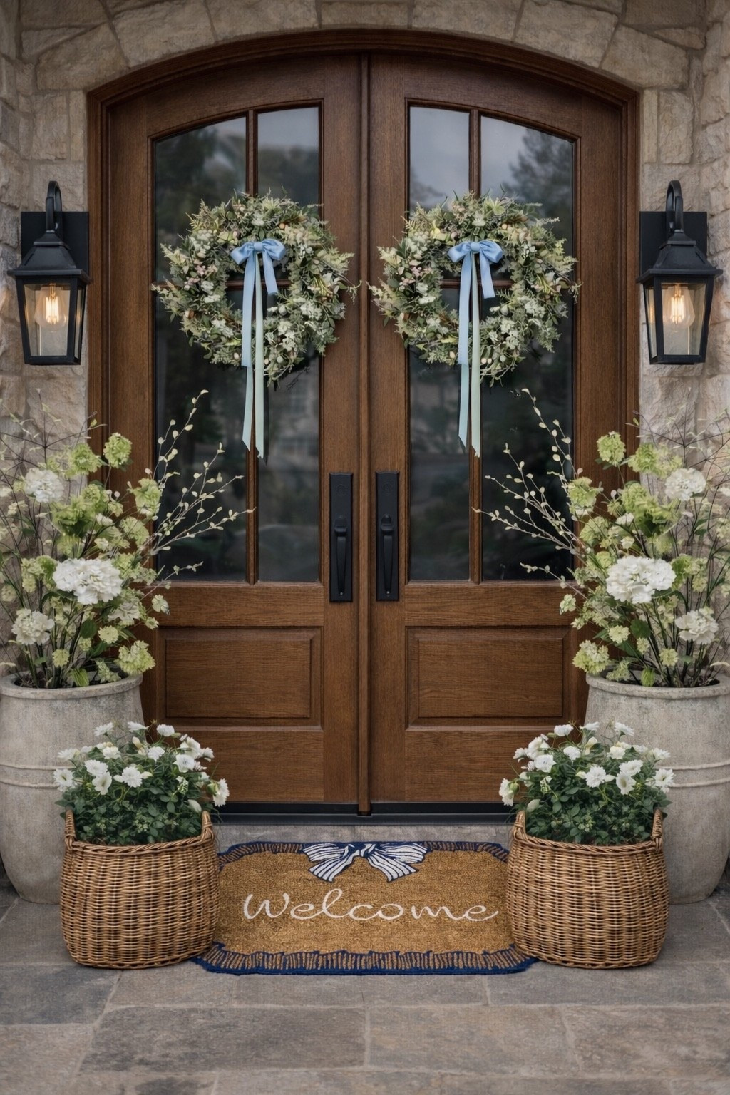 Walmart Scalloped Welcome Rug High Sell-Out Risk

Follow @farmtotablecreations on Instagram for more 🤍

This scalloped welcome rug is one of those standout finds that instantly upgrades your front porch. The navy border and bow detail give it that high-end look while still feeling classic and easy to style. It’s perfectly sized for a double door entry and adds just enough contrast to make everything feel more intentional and pulled together. With how unique this one is, it’s definitely a high sell-out risk—such a good grab before it’s gone.

#walmartfinds #walmarthome #doormat #entrywaydecor #porchdecor #frontporch #outdoorliving #welcomehome #neutraldecor #homedecor #rug #doormats #outdoorrug #frontdoorstyle #homesweethome

#LTKSeasonal #LTKHome #LTKSaleAlert