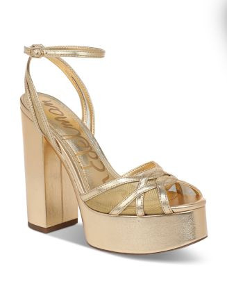 Sam Edelman Women's Sandy Block Heel Platform Sandals | Bloomingdale's Shoes | Bloomingdale's (AU)