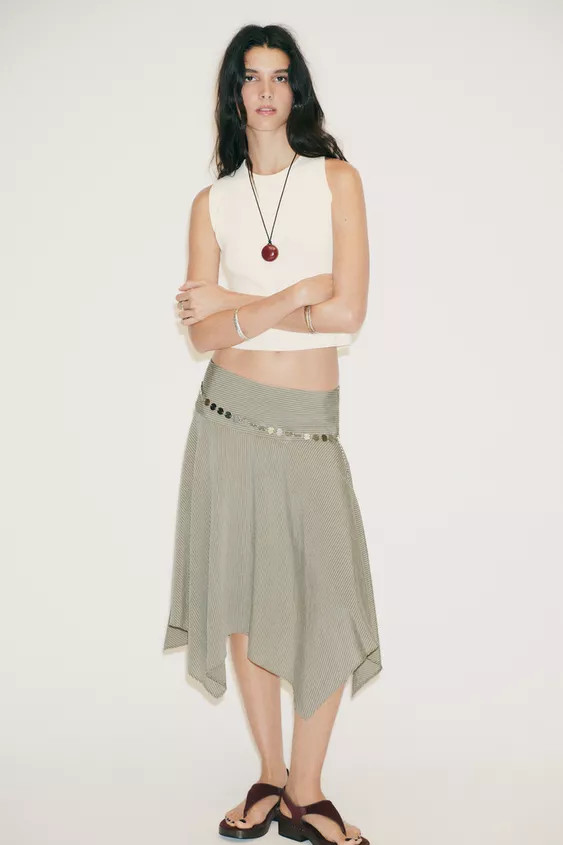 KNIT CUT-OUT BACK TOP | Zara UK