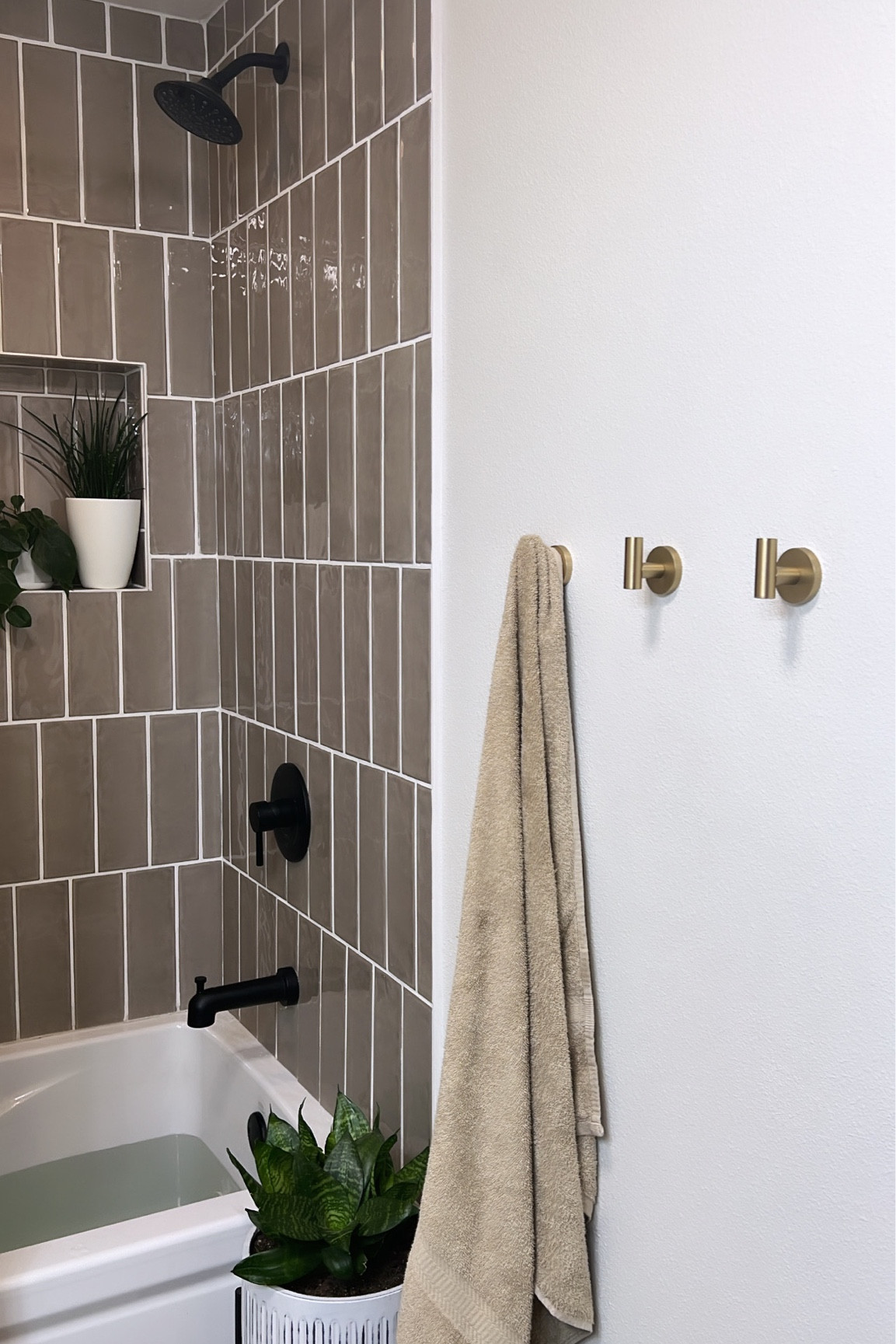These champagne gold towel hooks were the perfect finishing touch for our family bathroom. I hung 5 so each member of the family can hang their towel! 

#LTKfindsunder100 #LTKhome #LTKfindsunder50