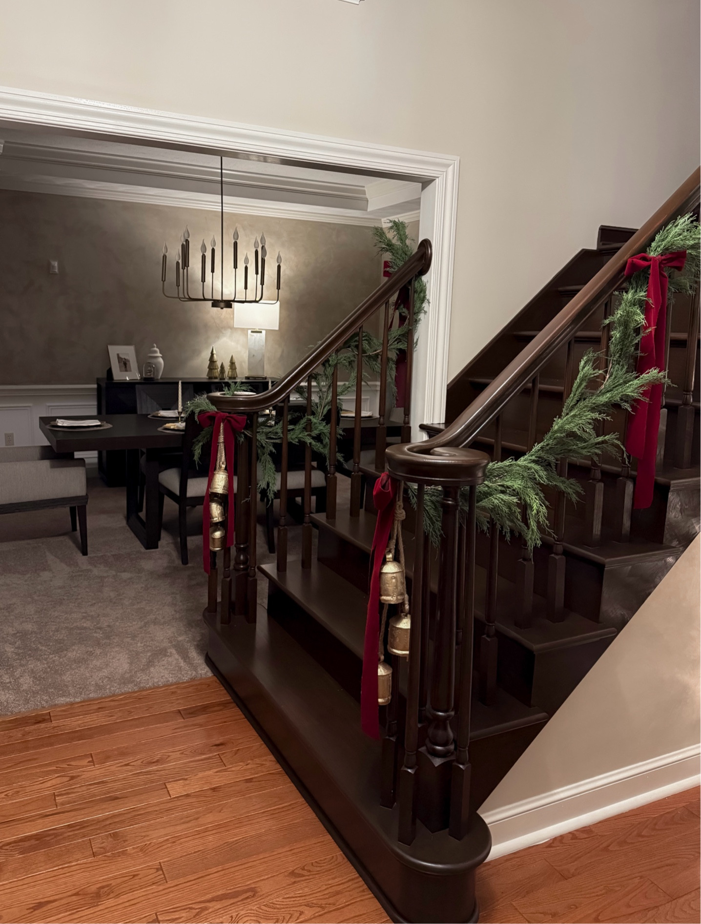 ITS TIMEEE 🎄🎅🏼✨🛷☃️❄️

+ every year I find myself putting my Christmas decorations up earlier & the studies are correct, it makes me happier! 

This year is extra special since it’s our first time decorating our new home for the holidays! 

I tried to make my previous years decor work as best as I could butttt, it’s safe to say I’ll be updating some things little by little ☺️

#christmas #holidaydecor #christmasdecor #christmastree #christmasgarland #fireplace #mantledecor #stairwelldecor #hobbylobby #target #athome #homegoodsfinds #michaels

Staircase, garland, ribbon, bells, Home, living room, formal room, stockings, fireplace, garland, gift box, tree skirt, hobby lobby, tree topper, star topper, bedroom, Christmas, tree, ornaments, at home, Amazon, Walmart, wayfair, target, bed bath and beyond, pottery barn, crate and barrel, west elm, tree skirt, tree ornaments, Christmas decor, Christmas tree, curtains, interior design, under 200, under 100, under 50, under 25, sweet Caroline collection 

#LTKHome #LTKSeasonal #LTKHoliday