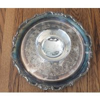 Wm Rogers Co Silver Plate Chip & Dip Set | Etsy (US)