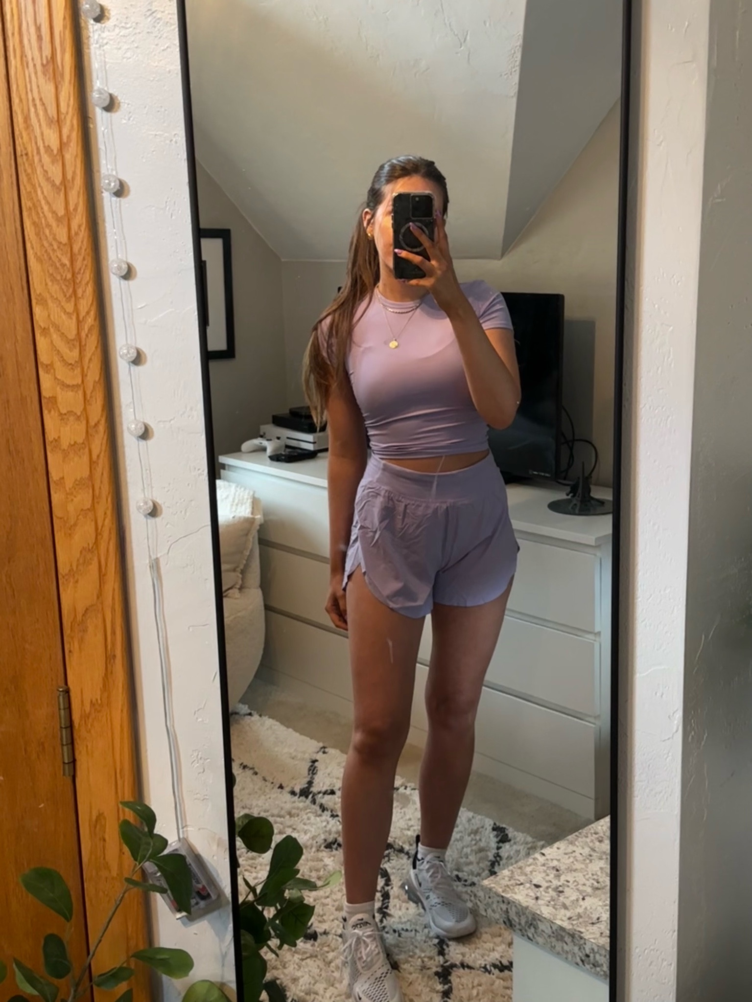 Lululemon matching set in lilac smoke

#LTKstyletip #LTKFind #LTKunder100