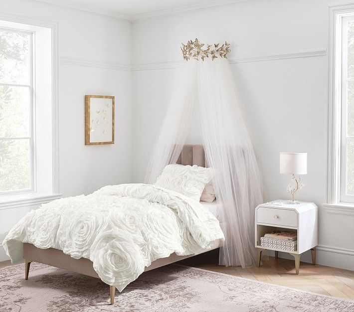 Monique Lhuillier Butterfly Cornice and Sheers | Pottery Barn Kids