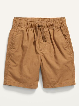 Functional-Drawstring Solid Poplin Shorts for Toddler Boys | Old Navy (US)