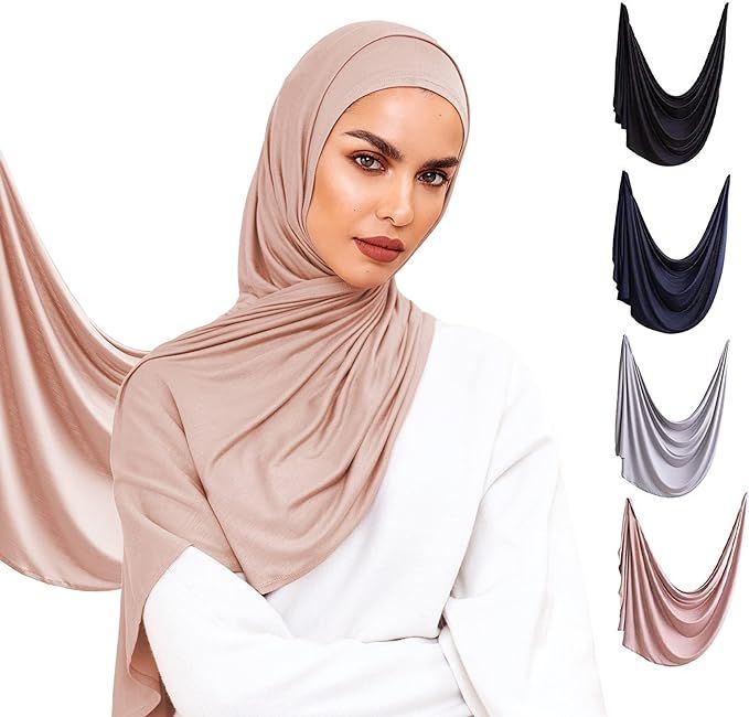 VOILE CHIC Instant Hijab Scarf For Women - Premium Jersey Head Scarf Wrap | Amazon (US)