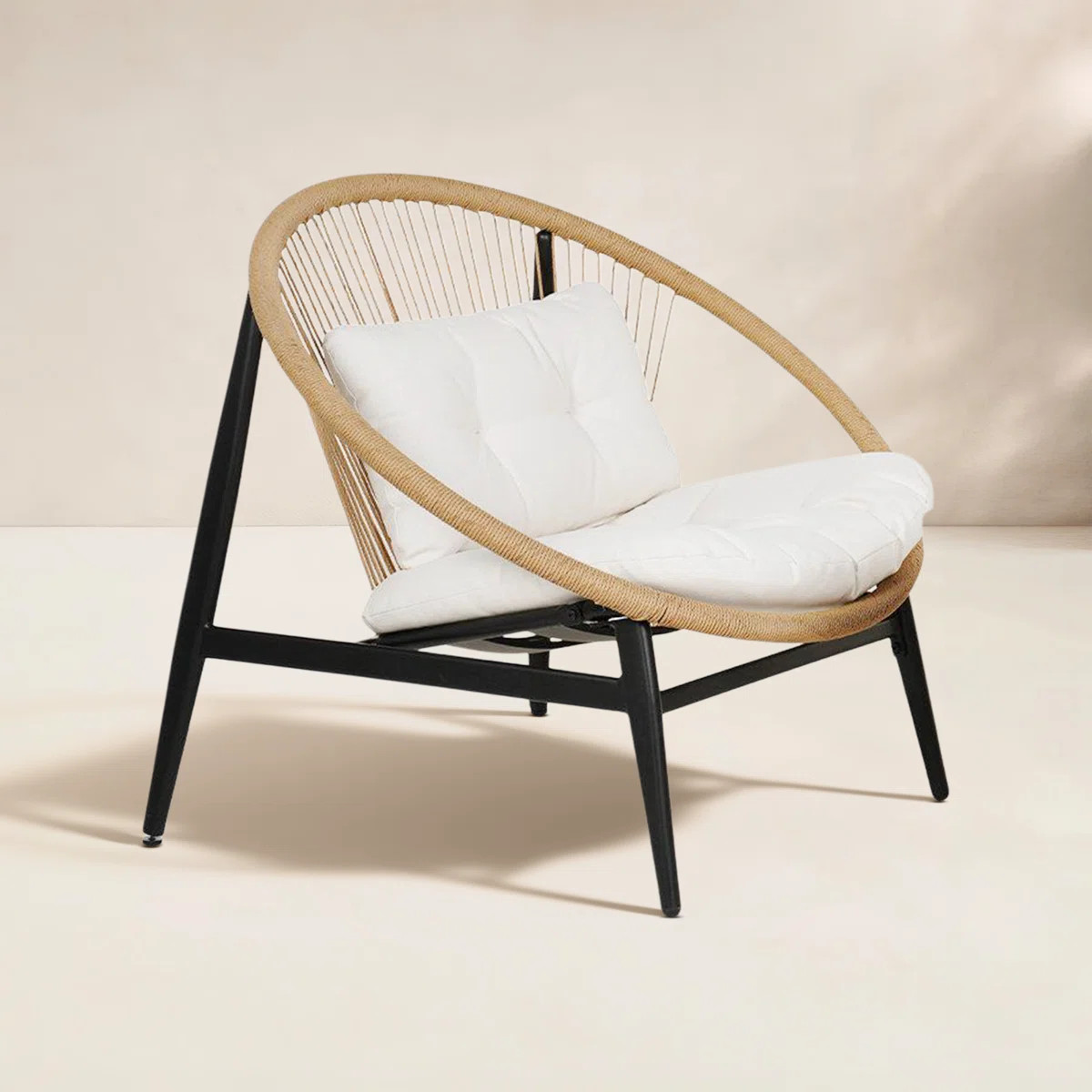 Elinor Steel Outdoor Lounge Chair,Cushions Included | Wayfair North America