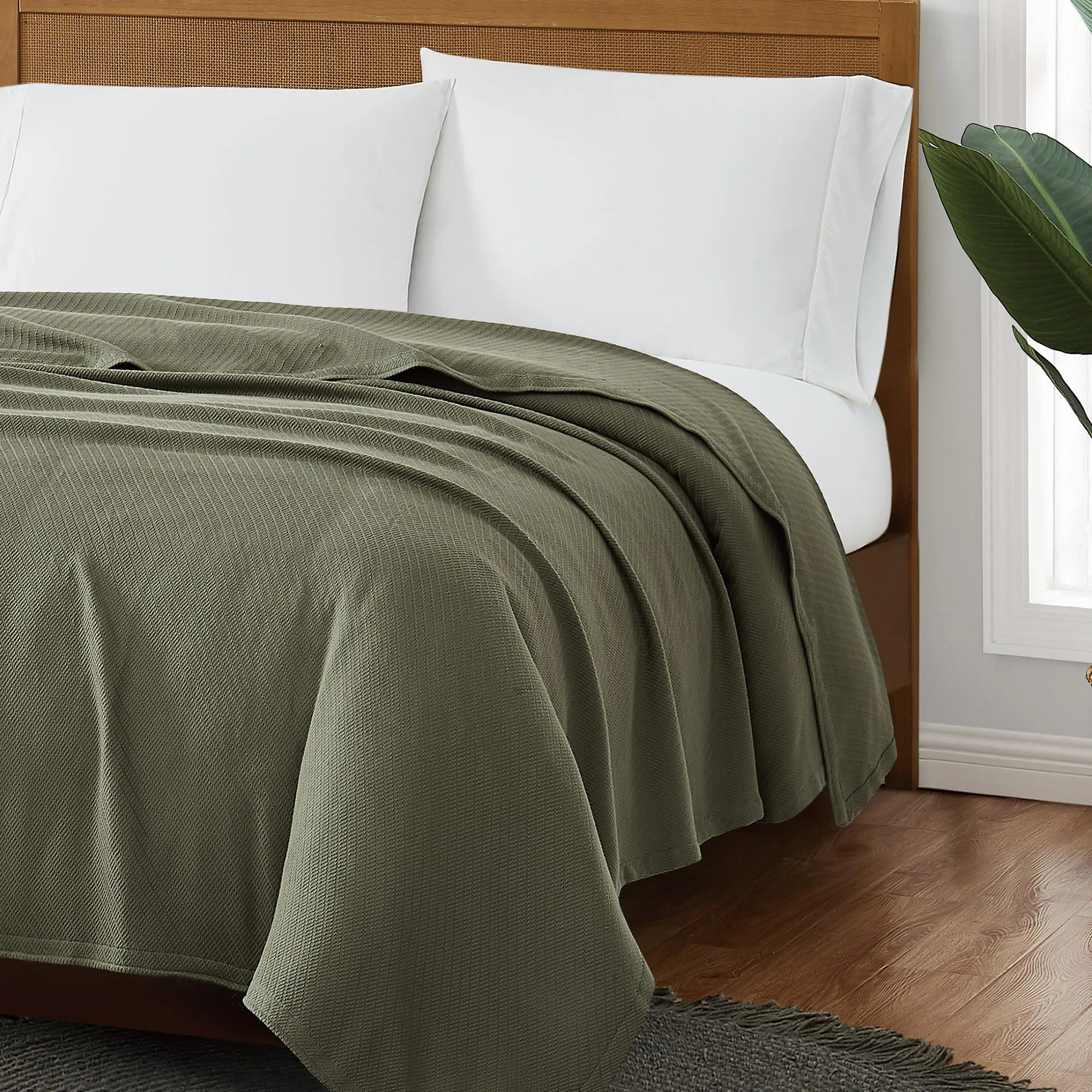 FRYE Cotton Woven Blanket | Wayfair North America