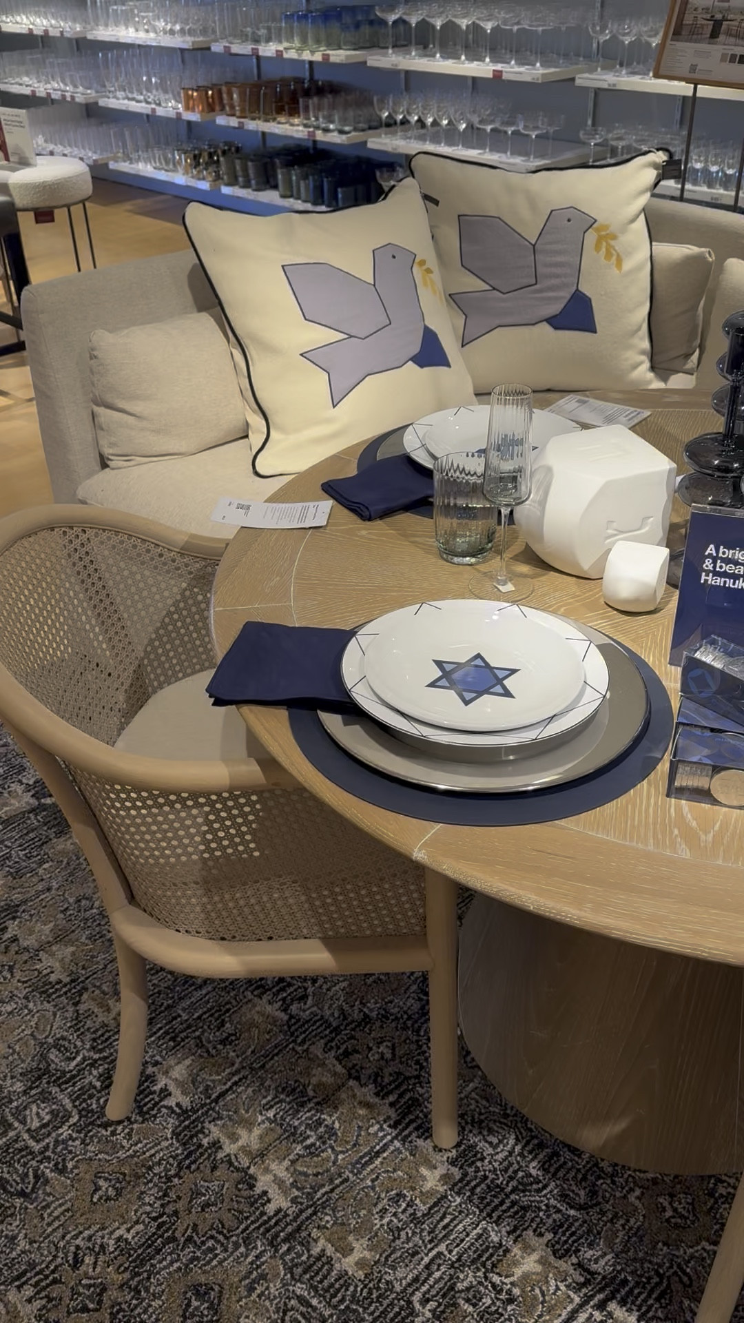 Setting the scene for a beautiful Hanukkah celebration with these stunning finds from @crateandbarrel! 💙✨ The perfect mix of modern and festive to elevate your holiday table. From intricate plates to cozy decor, these pieces bring the spirit of Hanukkah to life. 🕎

Shop these looks now and get your table holiday-ready! #HanukkahDecor #HolidayTablescape #CrateandBarrel


#LTKParties #LTKHome #LTKHoliday