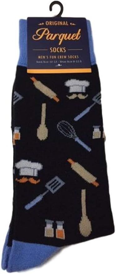 Amazon.com: Men's Fun Crew Socks, Shoe Size 6-12.5, Great Holiday/Birthday Gift/Cotton Drawstring... | Amazon (US)