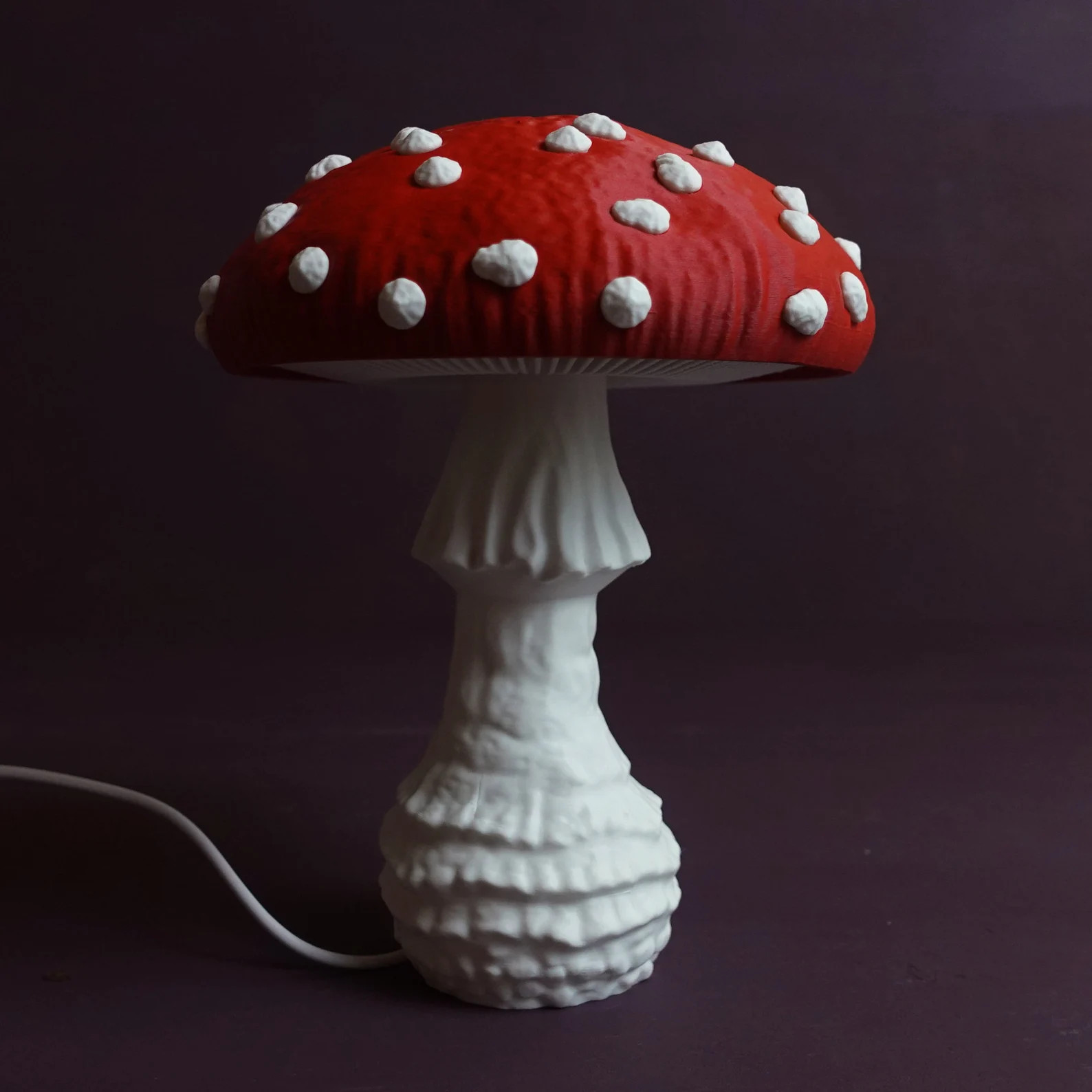 Mushroom Lamp - Handmade Fly Agaric Design, Whimsical Home Decor, Eco-Friendly LED Light, Perfect... | Etsy (Global)