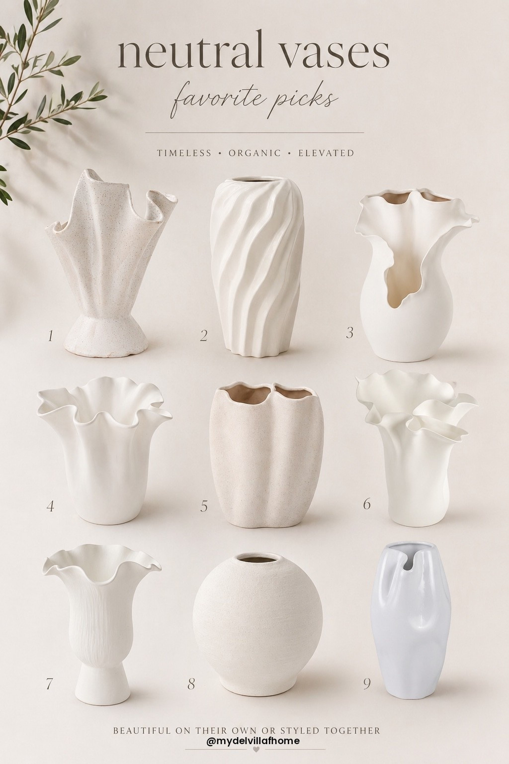 Neutral vases that instantly elevate a space 🤍🤌🏼
Organic shapes, soft textures & timeless pieces I know I’ll style year-round.
Perfect for shelves, consoles, kitchen counters or outdoor styling with greenery and fresh stems.
Which one is your favorite? ✨

#LTKSaleAlert #LTKHome #LTKmomlife