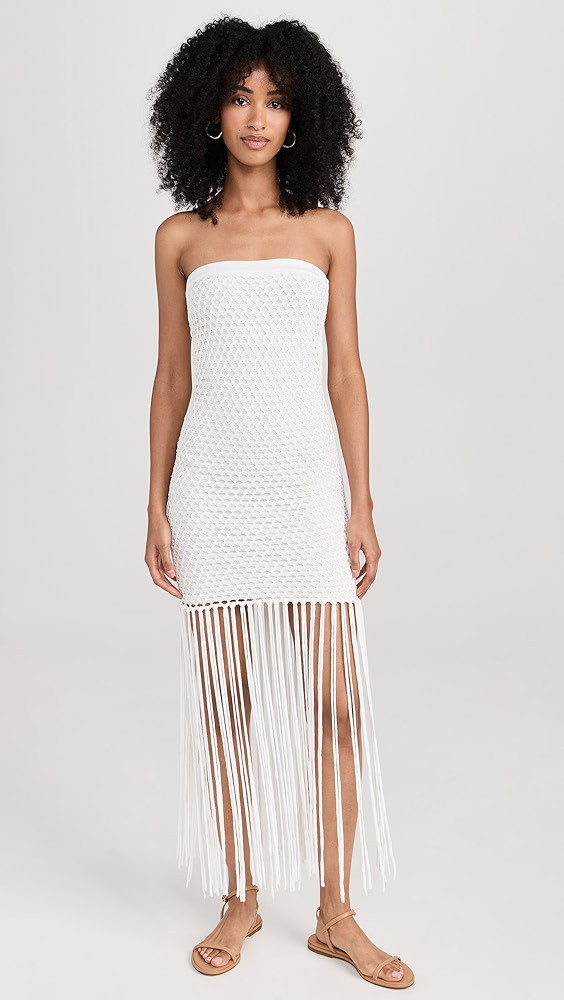 PQ Swim Vanessa Strapless Fringe Dress | Shopbop | Shopbop