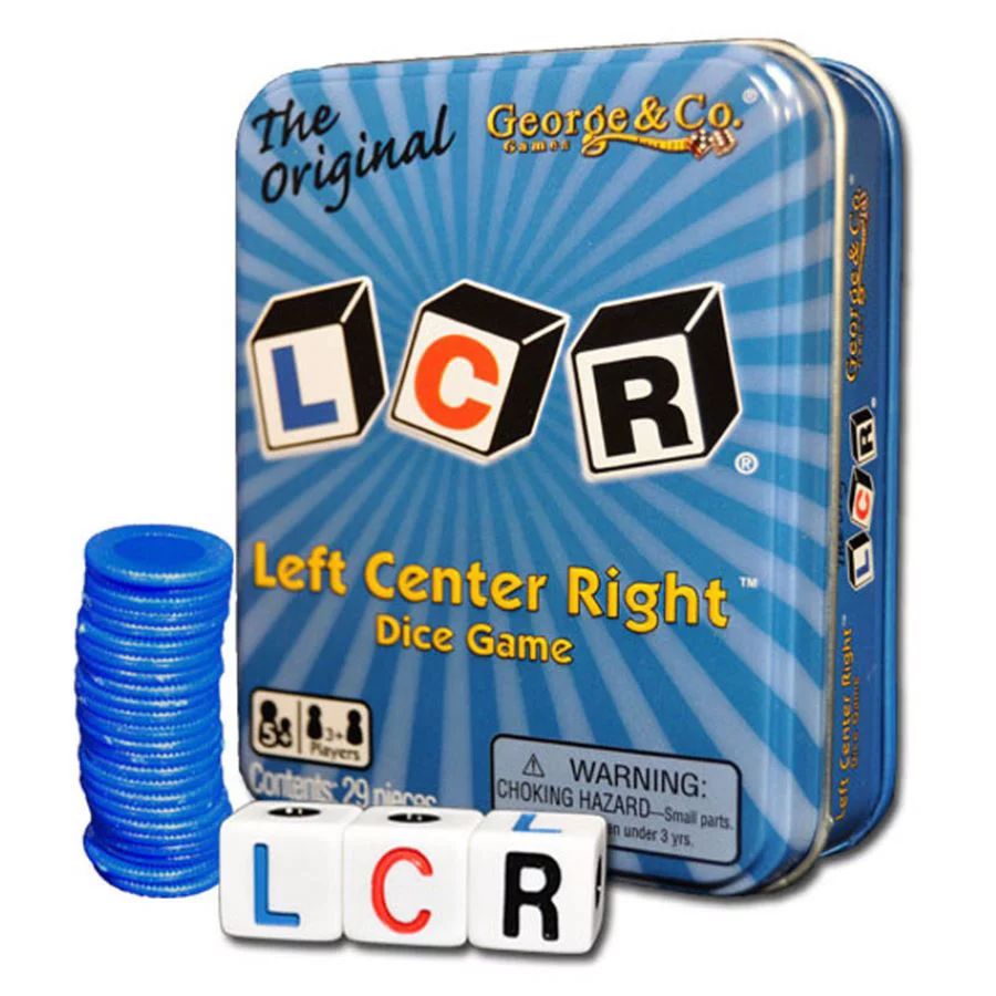 The Original LCR® Left Center Right™ Blue Tin - Walmart.com | Walmart (US)
