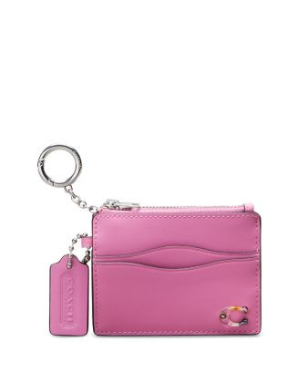 Coachtopia Wavy Zip Card Case with Key Ring  | Bloomingdale's | Bloomingdale's (US)