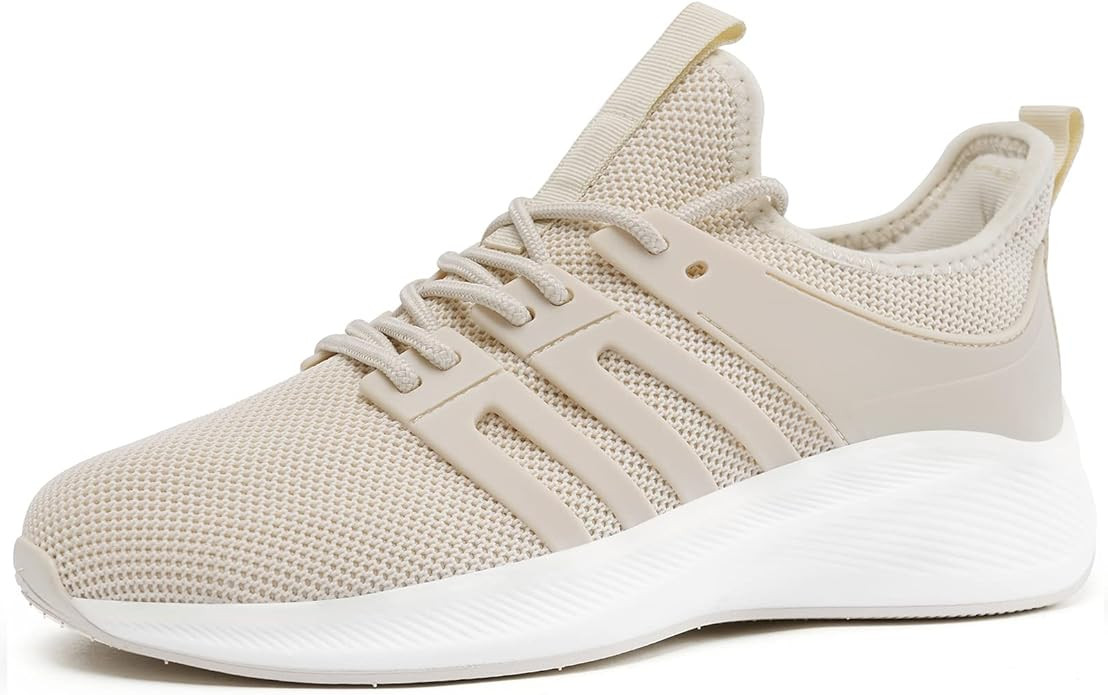 Akk Womens Running Walking Shoes - Slip On Tennis Memory Foam Fashion Sneakers for Casual Workout... | Amazon (US)