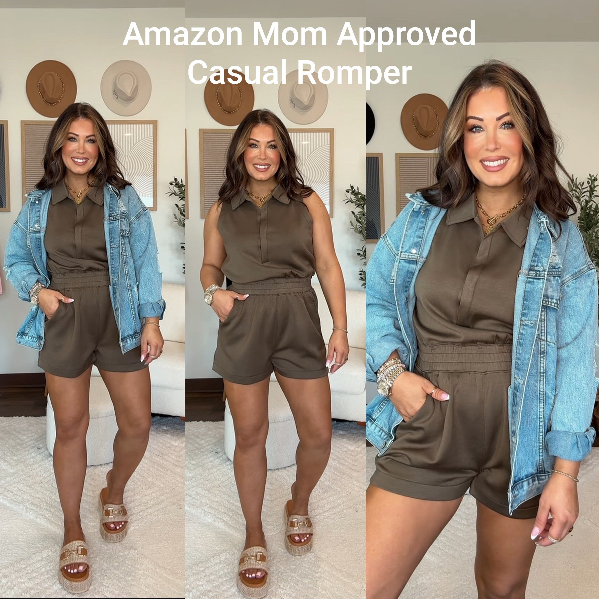 These Amazon Fashion rompers are so cute and comfortable! I’m in a medium 

#LTKMidsize #LTKWatchNow #LTKSaleAlert