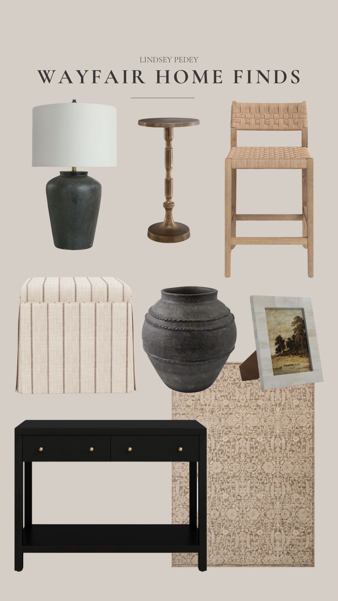 Neutral home finds from Wayfair!


Wayfair, home decor, classic home, table lamp, counter stool, console table, ottoman, vase, area rug 

#LTKHome #LTKSeasonal