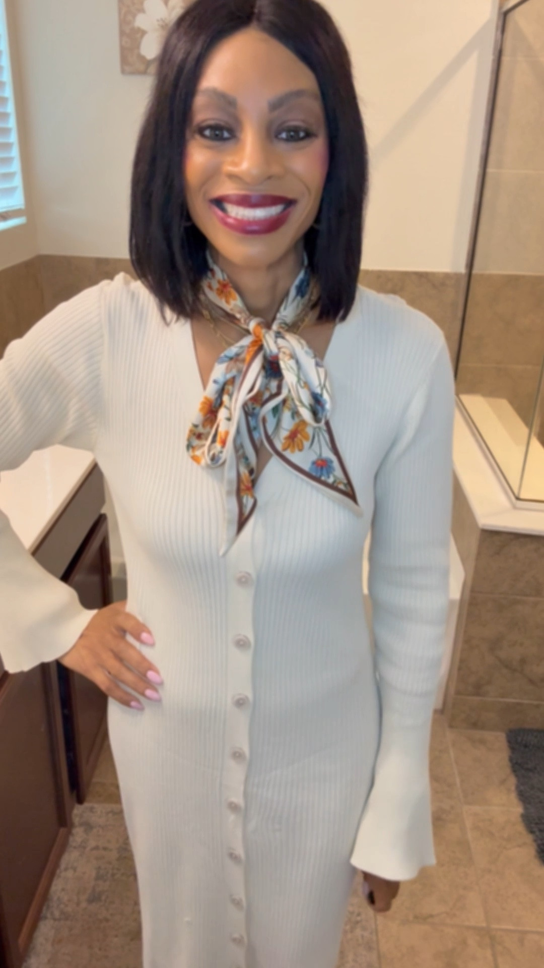 This Sunday the temp dropped to a cool 70 degrees, and I knew I had to pull out this ribbed midi dress for worship ✨ I love the button details and the flowy bell sleeves—such an easy, elegant piece. Linking similar dresses so you can shop this look too!

⸻

#LTKFinds #LTKStyle #LTKSeasonal #LTKunder50 #LTKootd #SundayBest #SundayStyle #FallOutfitInspo #MidiDressStyle #AffordableFashion  #LTKFall


#LTKPetite #LTKStyleTip #LTKOver40