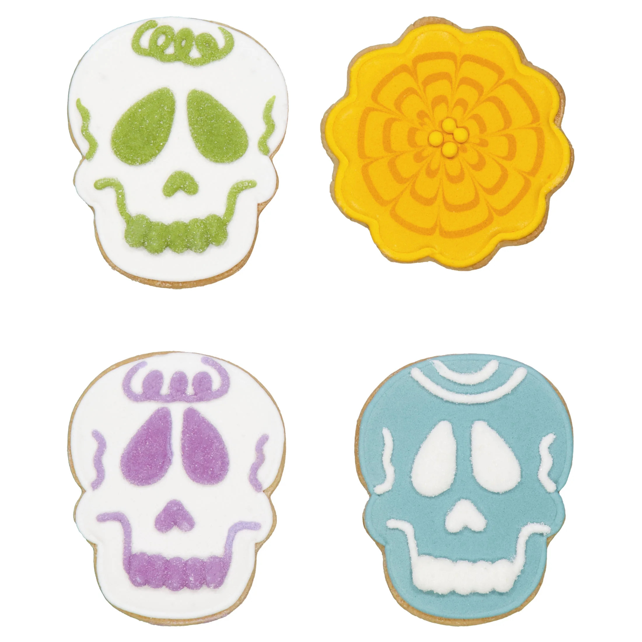 Freshness Guaranteed Day of The Dead Hand Decorated Sugar Cookie, 2.2 oz, 1 Count (Design May Vary) - Walmart.com | Walmart (US)